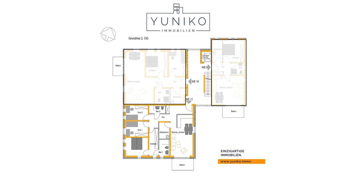 Etagenwohnung Celle Altenhagen - 4 Zimmer, 96 m&sup2;, 1.390&euro; | Angebot:26662057
