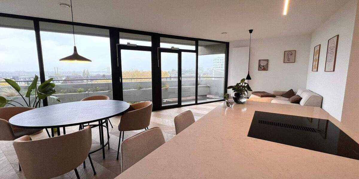 Charmante, sanierte 2-Zimmer-Wohnung inkl. Einbauküche mit Blick über Düsseldorf! 2 zimmer