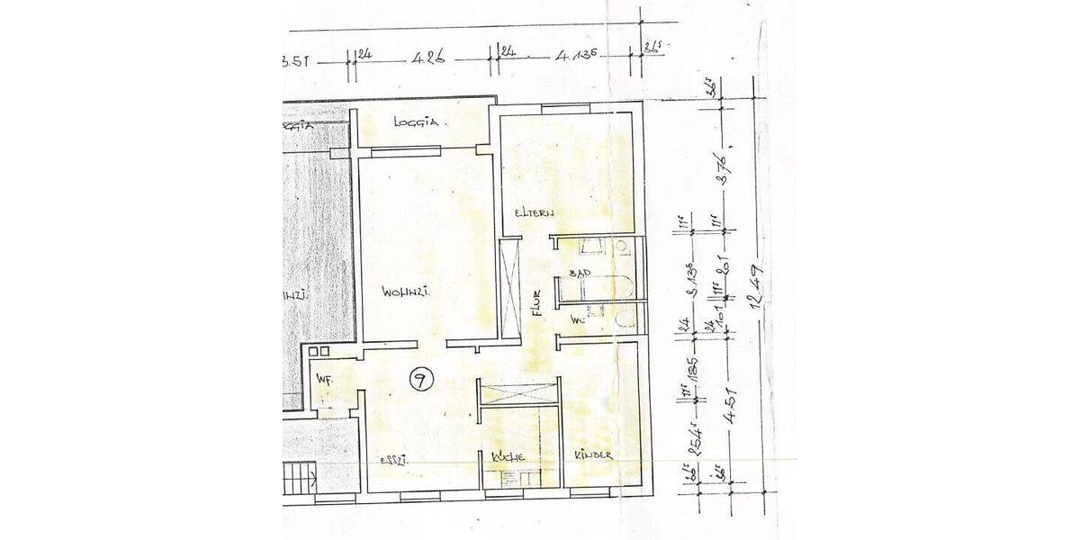 Etagenwohnung Weiden in der Oberpfalz Rothenstadt - 3 Zimmer, 95 m&sup2;, 700&euro; | Angebot:26819898