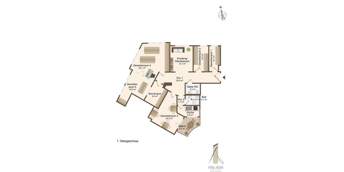 Gewerbeobjekt Magdeburg Neue Neustadt - 2.303&euro; | Angebot:26297379