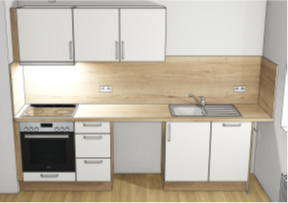 Hier kocht der Chef noch selbst…neu sanierte 3-RW mit Einbauküche u. Wanne!!!