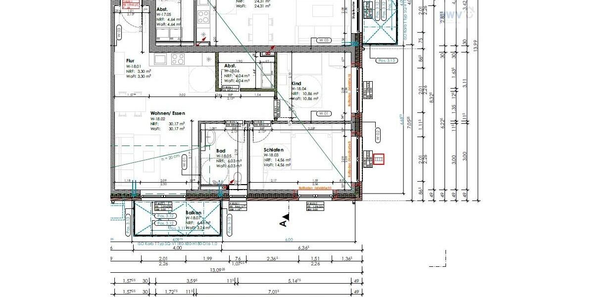 Etagenwohnung Aurich Egels und Wallinghausen - 3 Zimmer, 72 m&sup2;, 765&euro; | Angebot:26545437