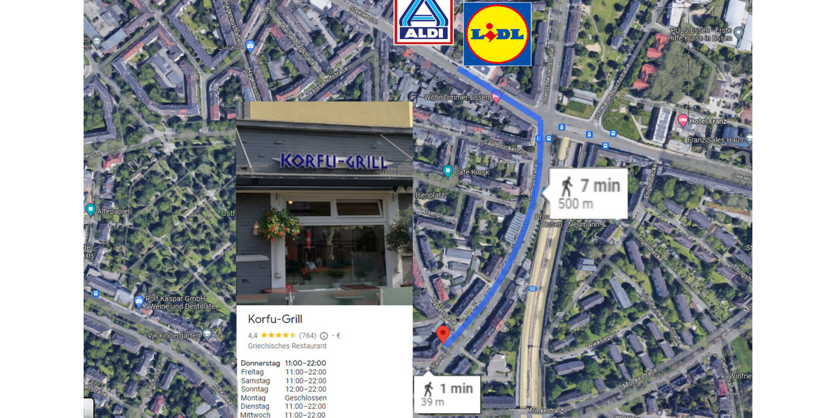 Dachgeschoßwohnung Essen Huttrop - 1 Zimmer, 24 m&sup2;, 635&euro; | Angebot:25225217