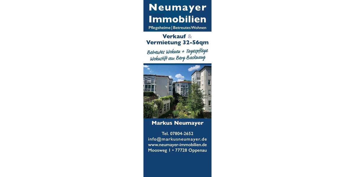 Etagenwohnung Backnang - 2 Zimmer, 47 m&sup2;, 665&euro; | Angebot:25662415