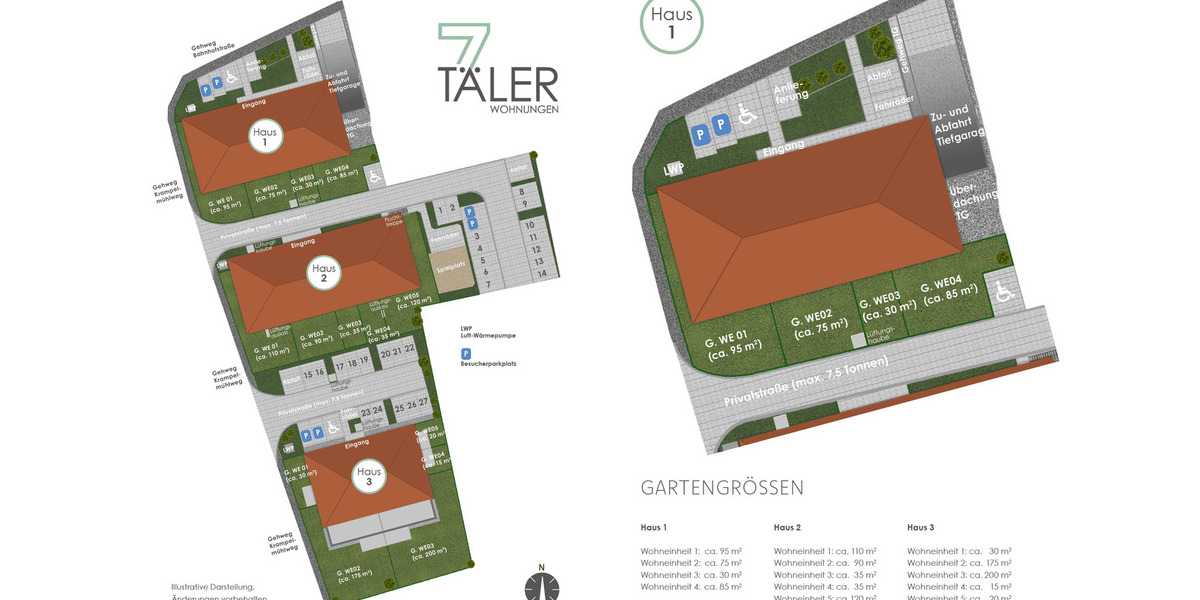 7-TÄLER-WOHNEN-Dietfurt: Neubau 3-Zimmer-Erdgeschoss-Wohnung mit Aufzug u. Tiefgarage 3 zimmer