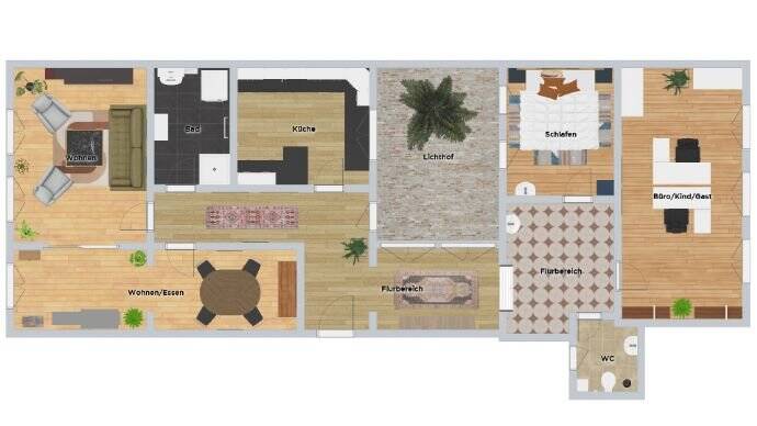 Etagenwohnung Nürnberg Lorenz - 3 Zimmer, 127 m&sup2;, 850&euro; | Angebot:25695941