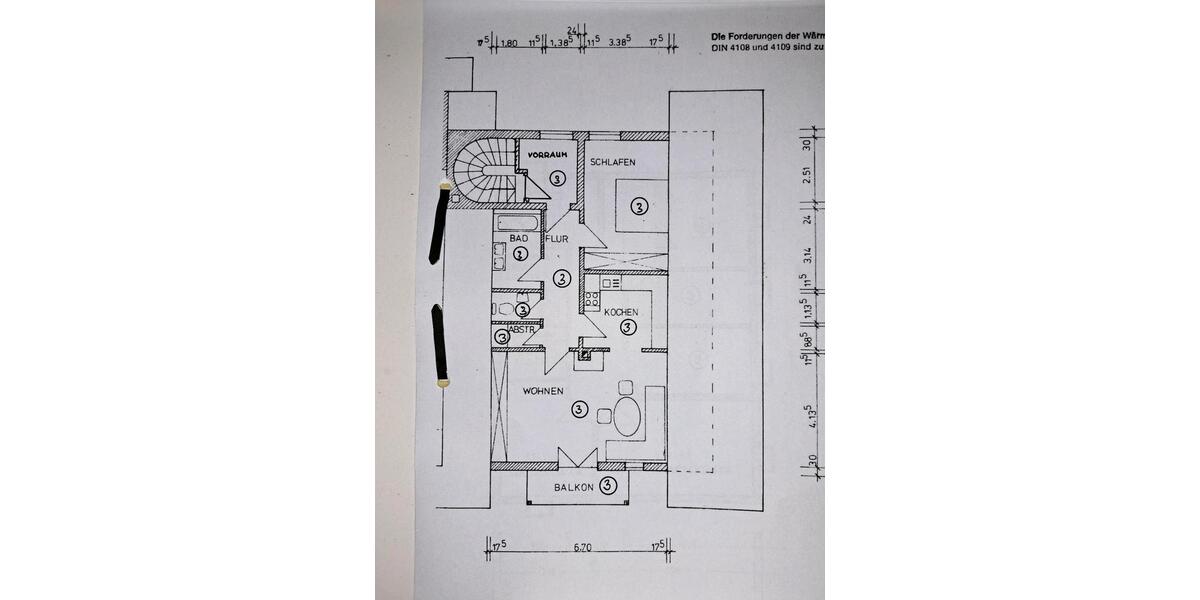 Dachgeschoßwohnung Trostberg - 2 Zimmer, 77 m&sup2;, 750&euro; | Angebot:26523041