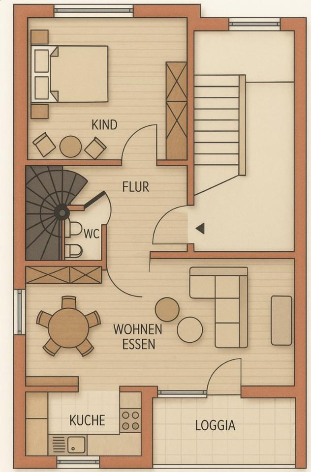 2er-WG in 3-Zimmer-Wohnung Nähe Uni & Science Park ab sofort