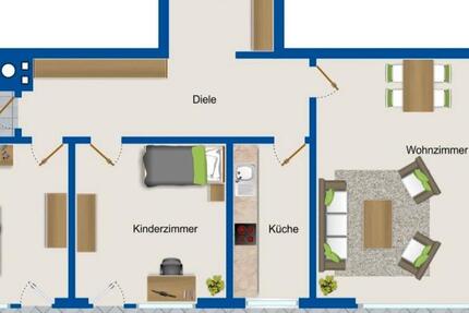 3er WG-Neugründung - Kernsanierte Wohnung zimmer