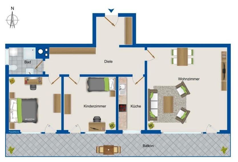 3er WG-Neugründung - Kernsanierte Wohnung zimmer