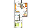 Etagenwohnung Oberlungwitz - 3 Zimmer, 56 m&sup2;, 316&euro; | Angebot:24662158