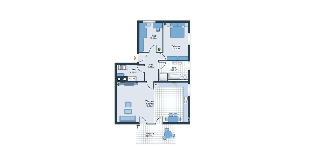 Erdgeschoßwohnung Nienburg (Weser) - 3 Zimmer, 95 m&sup2;, 1.050&euro; | Angebot:24802658