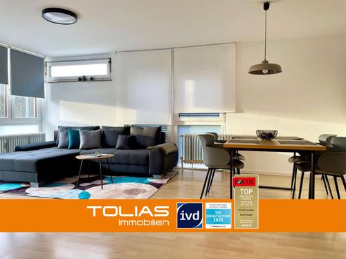 Terrassentraum: Gemütliche Wohlfühlwohnung mit großer Terrasse, nahe Bosch, Porsche, Trumpf. 2 zimmer