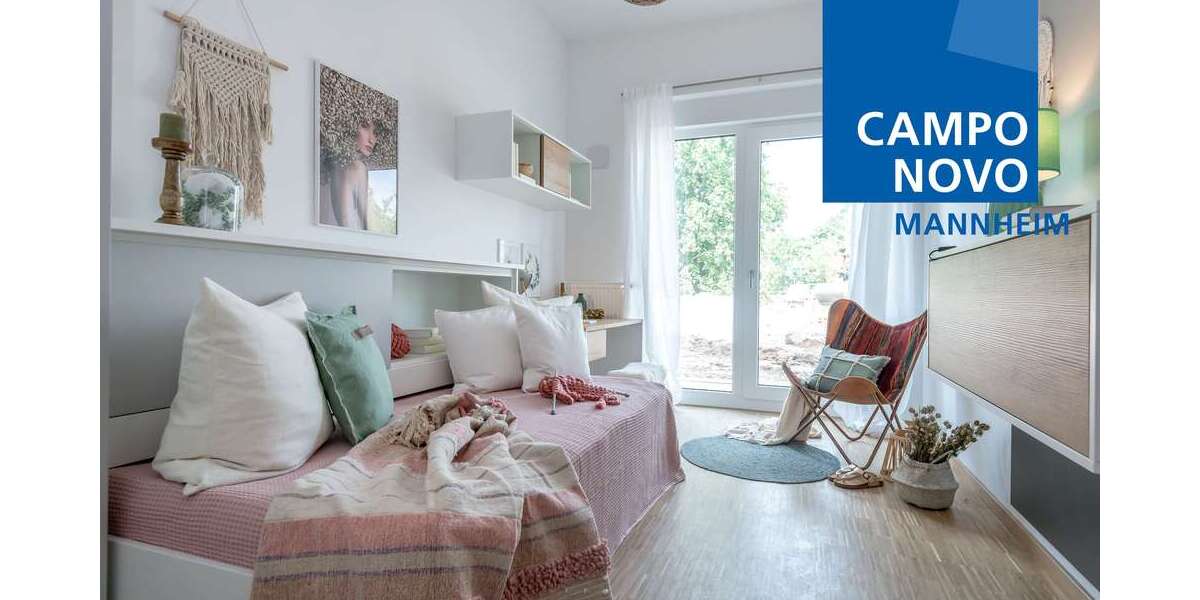 Etagenwohnung Mannheim Käfertal - 1 Zimmer, 22 m&sup2;, 480&euro; | Angebot:27262823