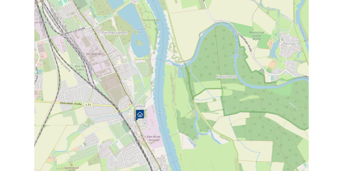 Dachgeschoßwohnung Magdeburg Beyendorf-Sohlen - 3 Zimmer, 79 m&sup2;, 788&euro; | Angebot:24523500