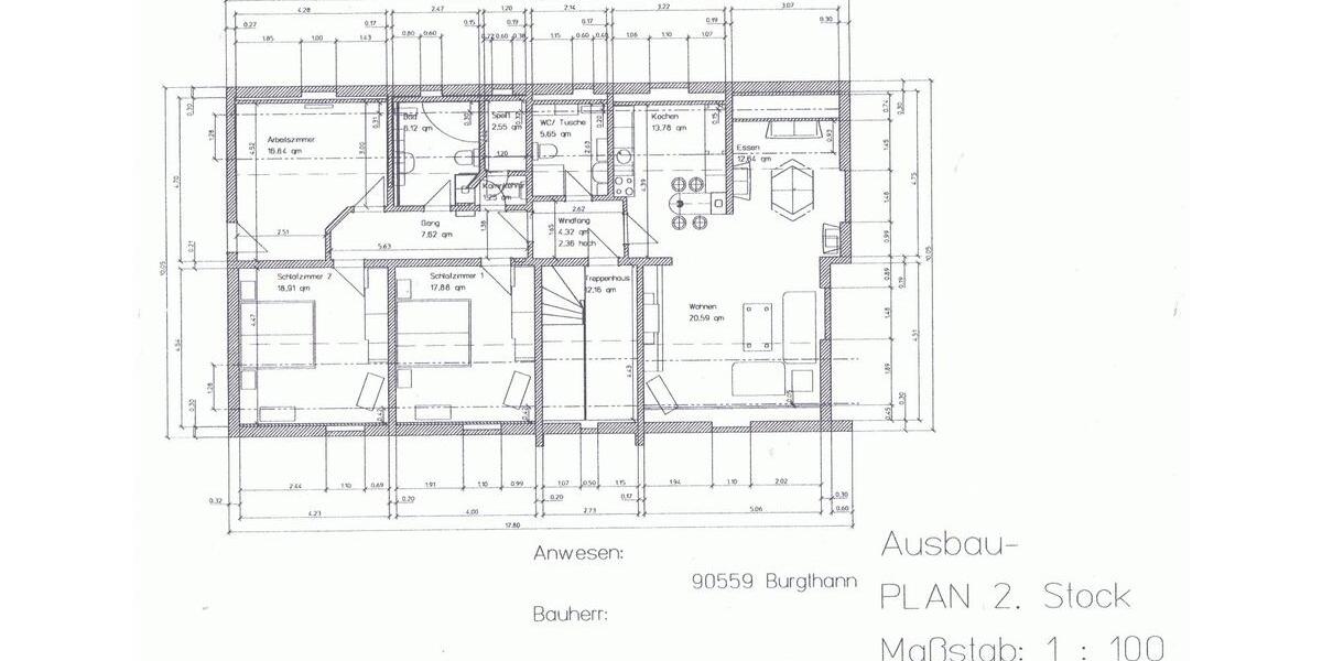 Dachgeschoßwohnung Burgthann - 4.5 Zimmer, 103 m&sup2;, 980&euro; | Angebot:25174904