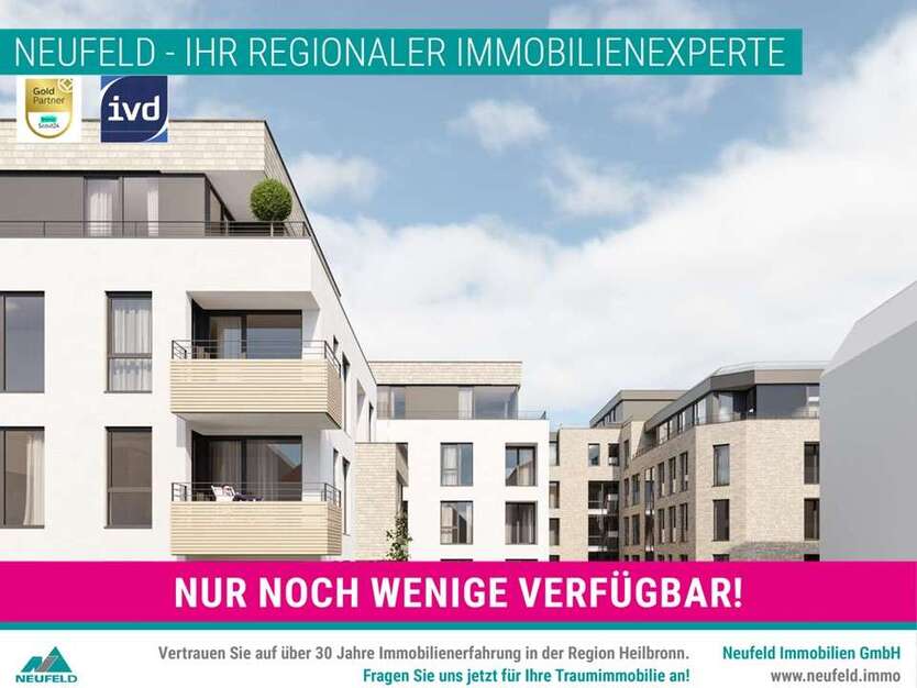 Wohnung zum Mieten in Heilbronn 1.442 € 86.83 m² 3 zimmer