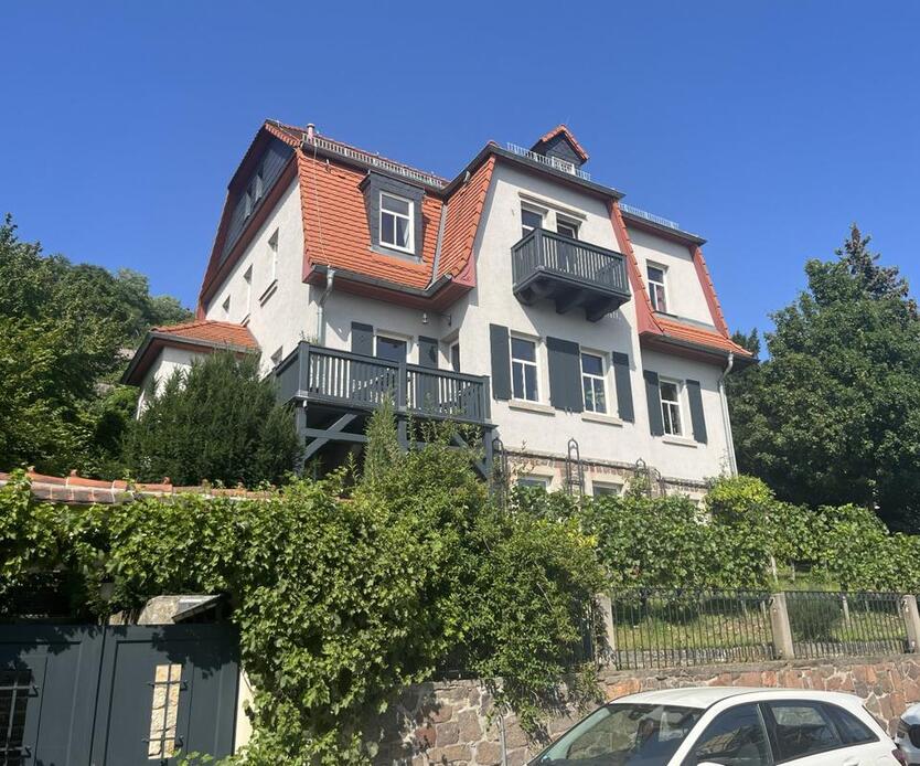 Radebeul-West: 2,5 Raum-Whg. in Stadtvilla am Weinberg mit Blick zimmer