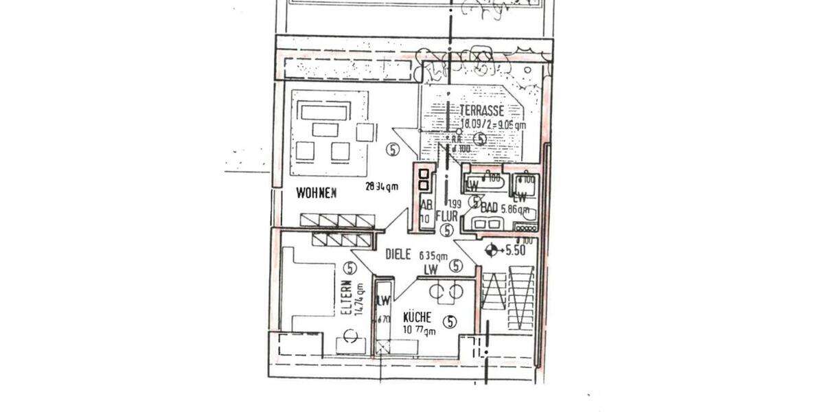 Dachgeschoßwohnung Meppen - 2 Zimmer, 80 m&sup2;, 700&euro; | Angebot:25269742