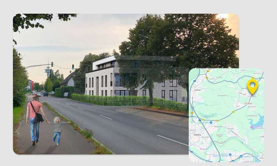 Wohnung zum Mieten in Lohmar 838 € 53 m²