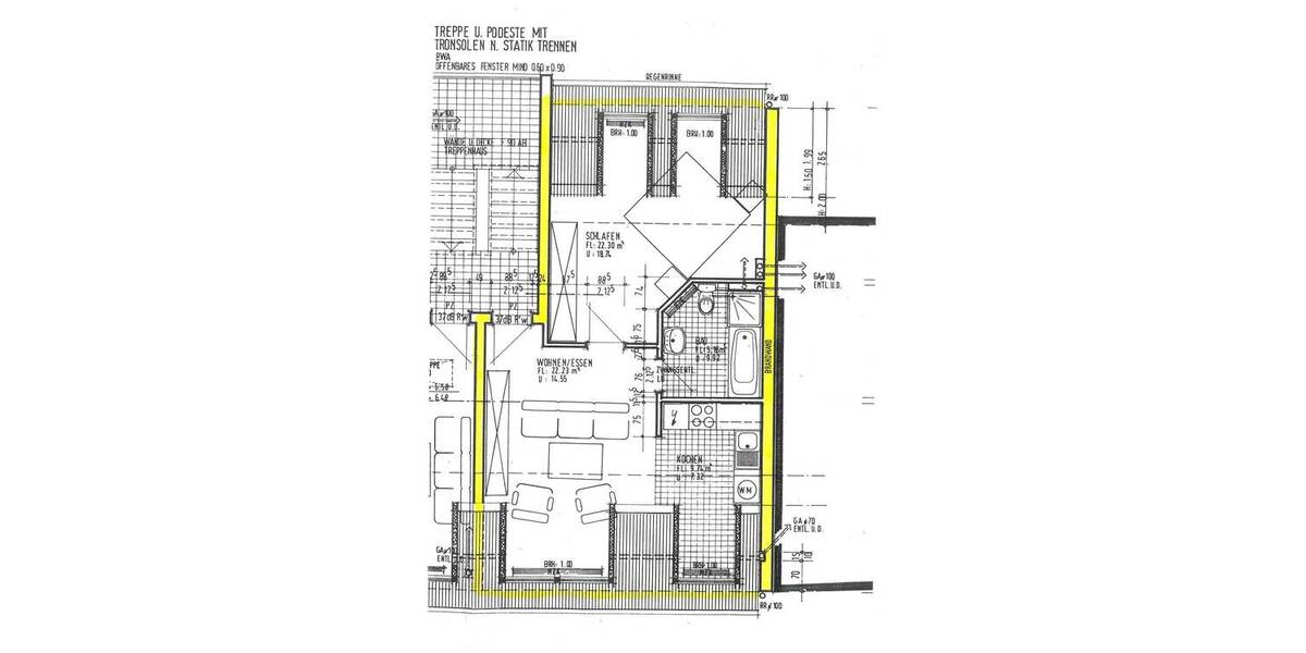 Etagenwohnung Mainz Laubenheim - 2 Zimmer, 48 m&sup2;, 630&euro; | Angebot:26627252