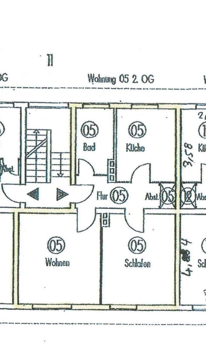 Praktisch geschnittene Wohnung mit Balkon 2 zimmer