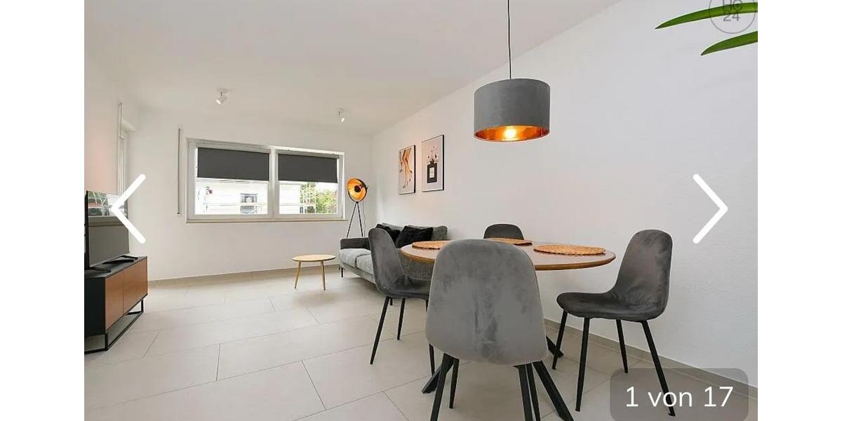 Moderne 2-Zi. Whg möbliert max. für 6 Monate zu vermieten 2 zimmer