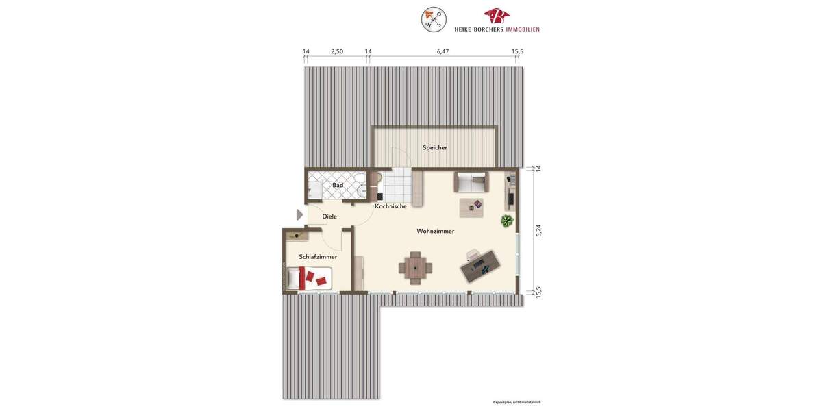 Etagenwohnung Taufkirchen Am Wald - 1 Zimmer, 45 m&sup2;, 815&euro; | Angebot:24050498