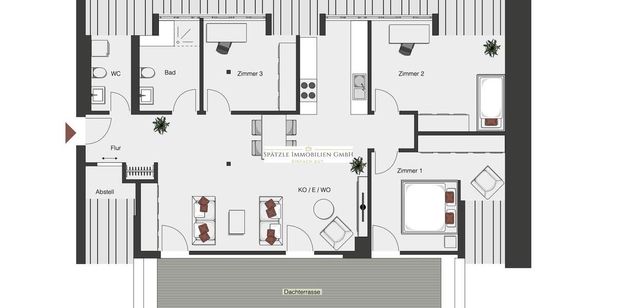 Einfamilienhaus Maulbronn - 4 Zimmer, 117 m&sup2;, 1.750&euro; | Angebot:26033027