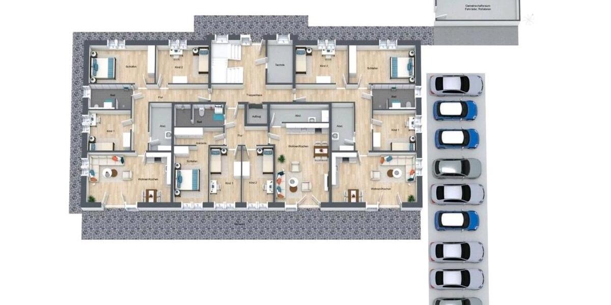 Etagenwohnung Soltau - 4 Zimmer, 110 m&sup2;, 1.320&euro; | Angebot:25045271