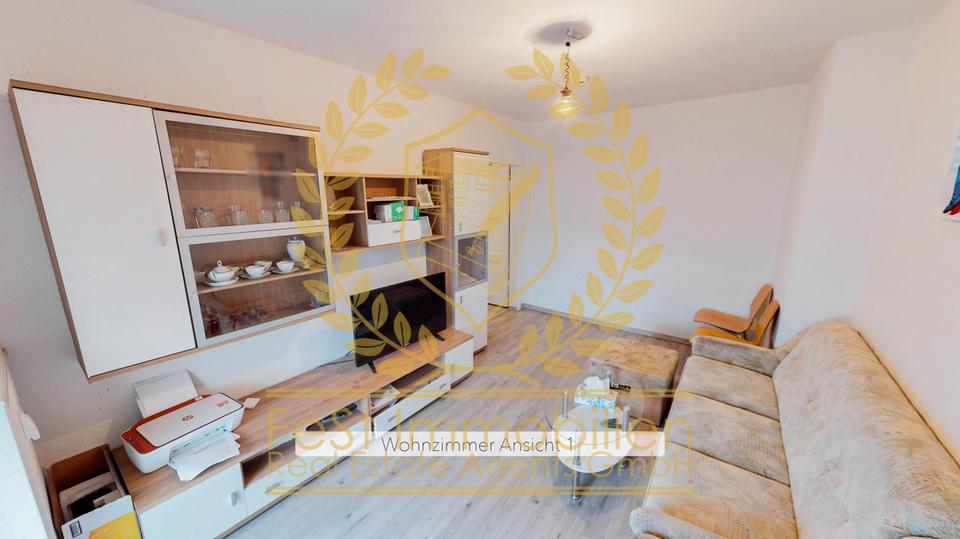 2-Raum-Wohnung mit Balkon & Tageslichtbad in Hettstedt 2 zimmer