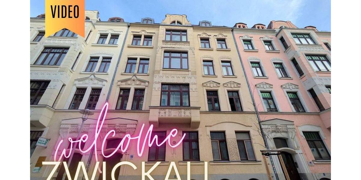 Etagenwohnung Zwickau Innenstadt - 2 Zimmer, 55 m&sup2;, 400&euro; | Angebot:26763897