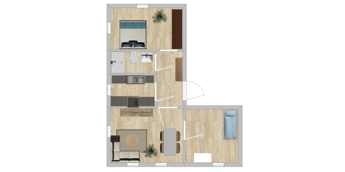 Etagenwohnung Heidenau - 3 Zimmer, 60 m&sup2;, 570&euro; | Angebot:24754213