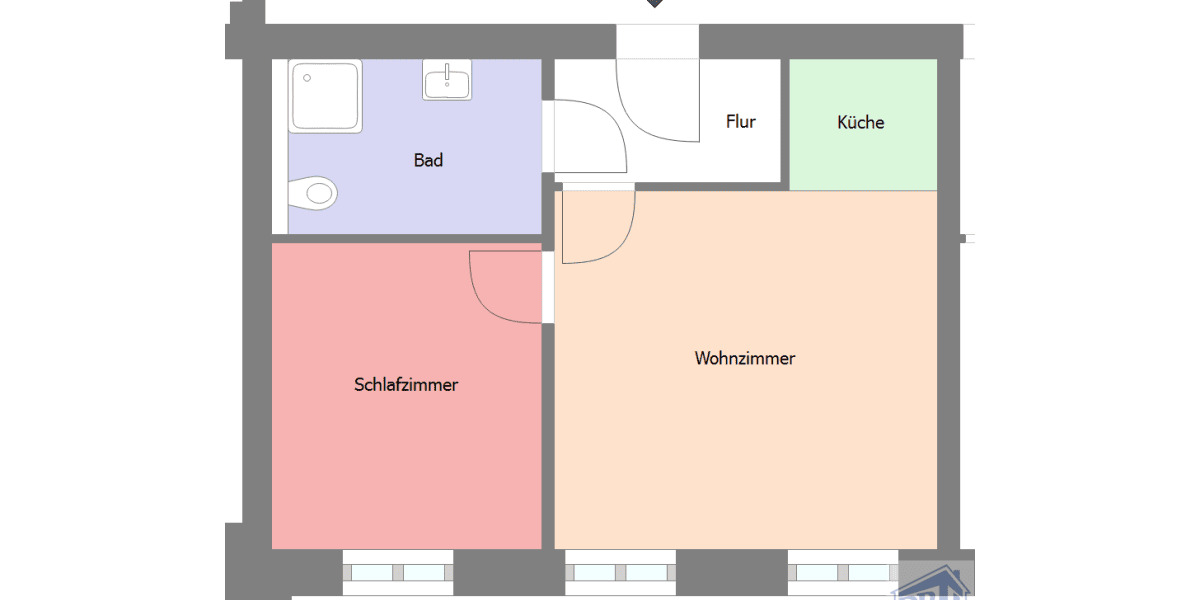 Etagenwohnung Zittau - 2 Zimmer, 272&euro; | Angebot:26731138