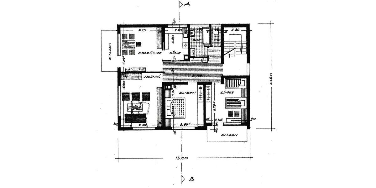 Etagenwohnung Biberach - 4 Zimmer, 100 m&sup2;, 1.080&euro; | Angebot:26677274