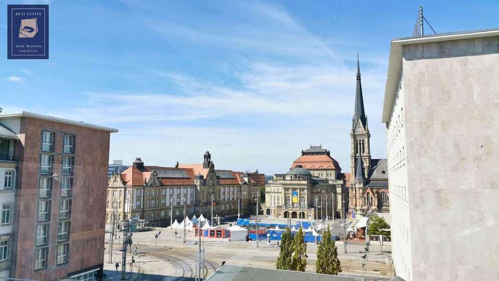 Penthousewohnung mit großer Dachterrasse am Opernplatz 4 zimmer