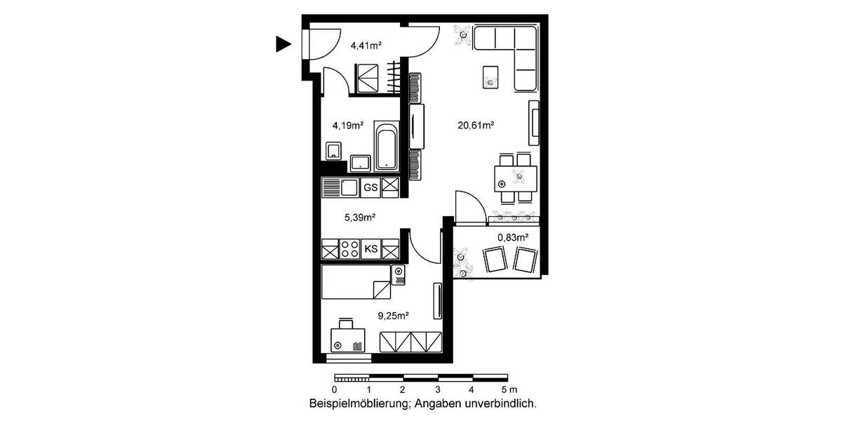 Renovierte Single-Wohnung in Friedrichsdorf sucht neue Mieter! 1 zimmer