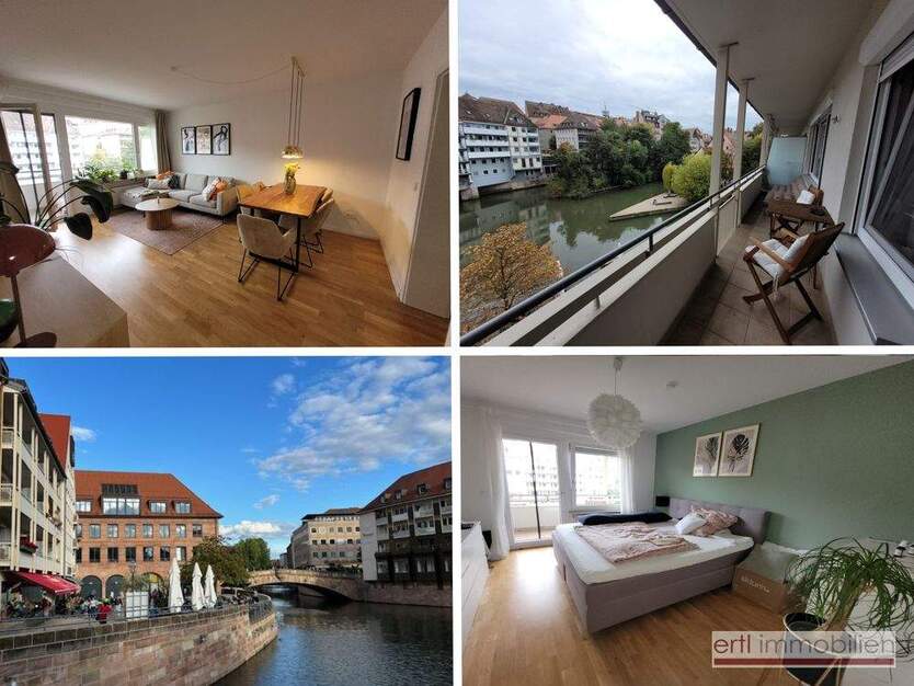 * HOCHWERTIG WOHNEN IN DER CITY * Premium 4 Zi-Whg. mit SÜDBALKON + PEGNITZBLICK * 4 zimmer