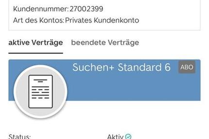 Wohnung Rödermark - 1 Zimmer, 30 m&sup2;, 60&euro; | Angebot:26539103