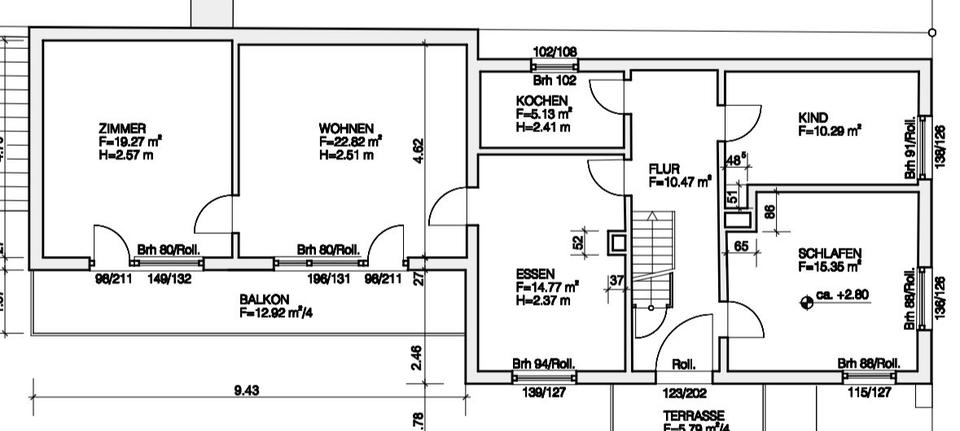 Etagenwohnung Riedstadt - 5.5 Zimmer, 120 m&sup2;, 1.450&euro; | Angebot:26250161