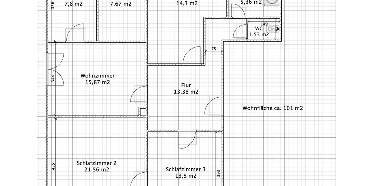 Erdgeschoßwohnung Steimbke - 4 Zimmer, 101 m&sup2;, 600&euro; | Angebot:26337277