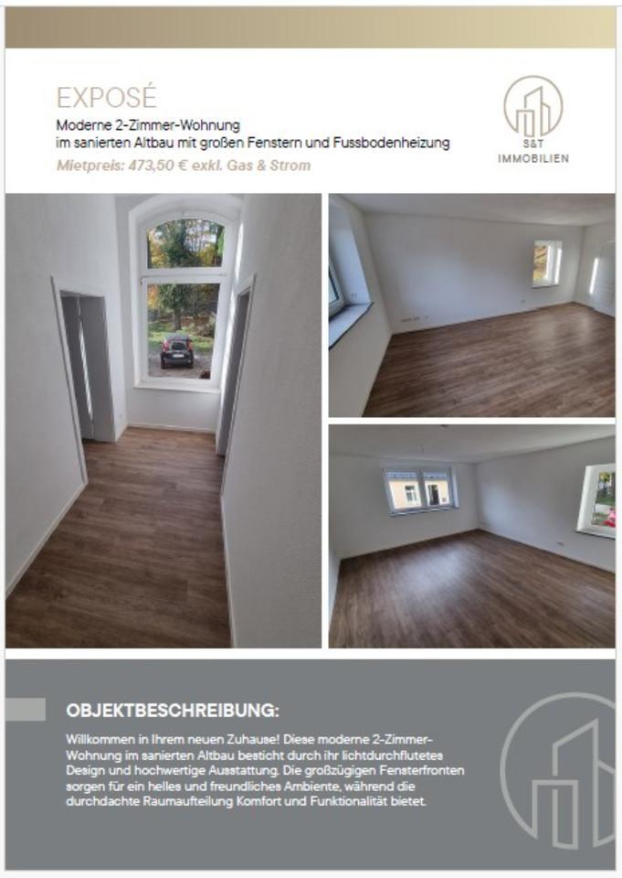 Schöne 2-Raum-Wohnung mit modernem Komfort – inkl. Fbh