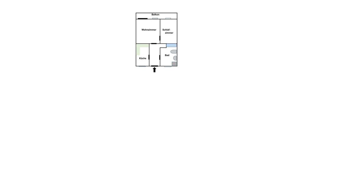 Erdgeschoßwohnung Marienberg - 2 Zimmer, 58 m&sup2;, 410&euro; | Angebot:26380116