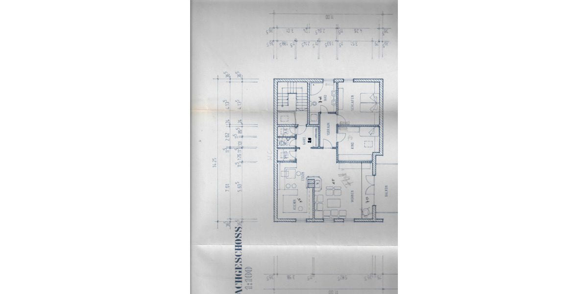 Dachgeschoßwohnung Simbach - 3 Zimmer, 115 m&sup2;, 600&euro; | Angebot:25168415