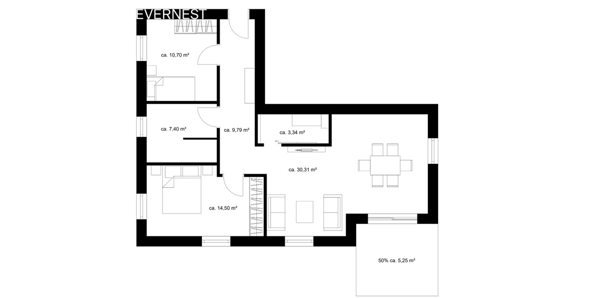 Einfamilienhaus Bad Zwischenahn - 3 Zimmer, 87 m&sup2;, 1.393&euro; | Angebot:24183330
