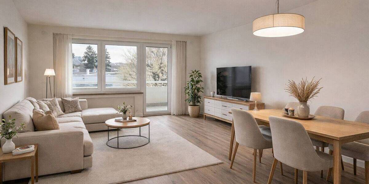 Etagenwohnung Stuttgart Möhringen - 3 Zimmer, 79 m&sup2;, 1.500&euro; | Angebot:26283258