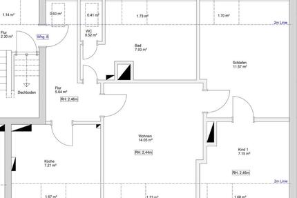 Wohnung Trier Nord - 3 Zimmer, 62 m&sup2;, 780&euro; | Angebot:25892388