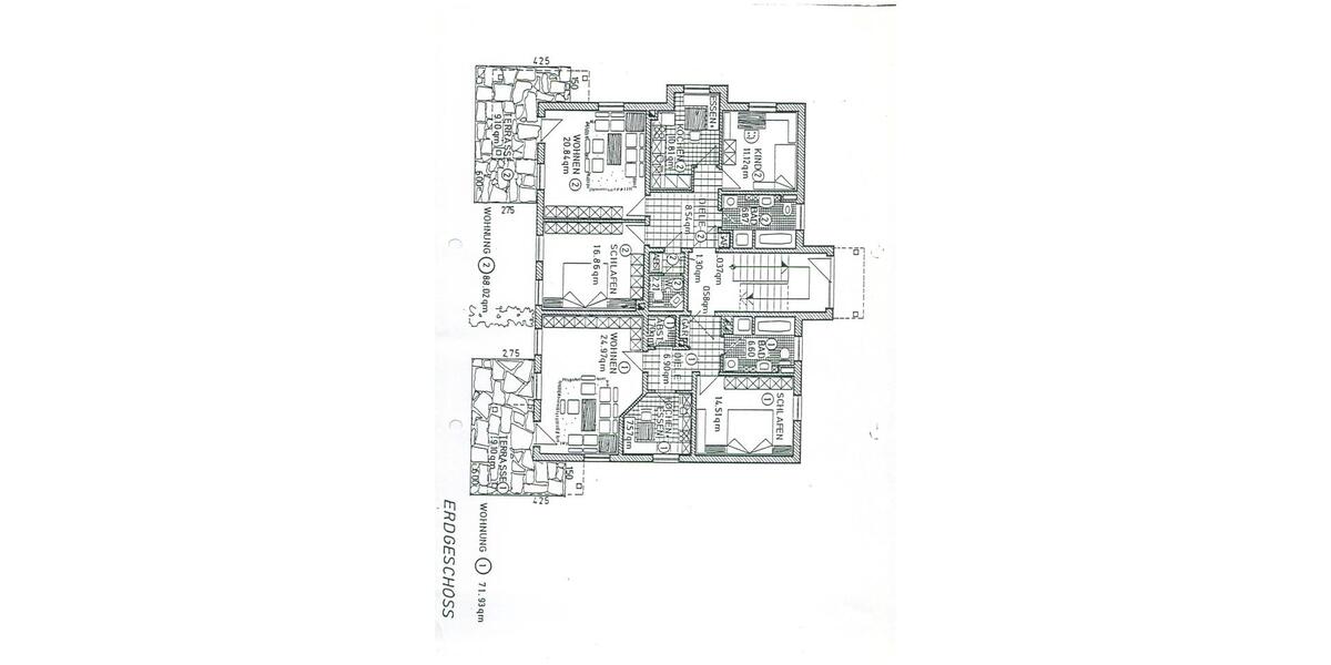 Erdgeschoßwohnung Abensberg - 2 Zimmer, 62 m&sup2;, 700&euro; | Angebot:26047298