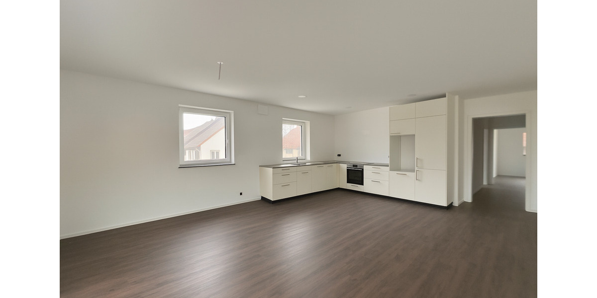 Exklusive Mietwohnung - 3 Zimmer mit 105 QM, 2 Bädern, Terrasse und hochwertiger Einbauküche in Türkheim 3 zimmer