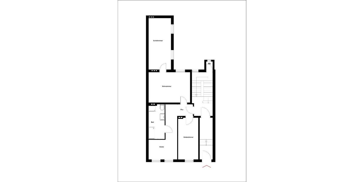 Erdgeschoßwohnung Bernburg (Saale) - 3 Zimmer, 74 m&sup2;, 400&euro; | Angebot:25960985